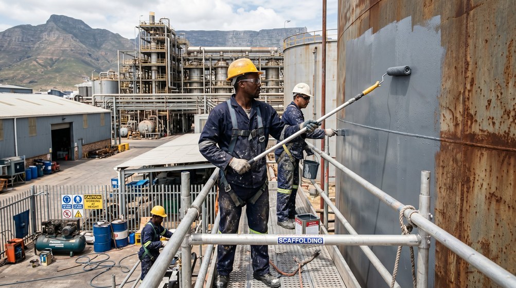 Professional factory painting contractors in Ballito - industrial coating specialists